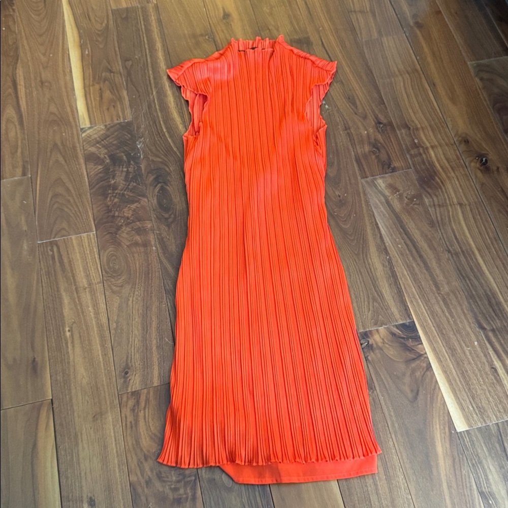 House of Harlow 1960 x Sofia Richie Kenji Mini Dress, Orange-Red - Picture 5 of 8